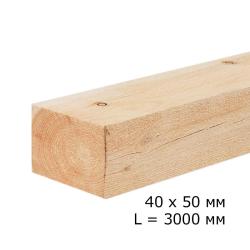 Брус сухой строганный 40*50*3000 мм