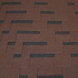 Гибкая черепица ROOFSHIELD Family light Модерн Каштан