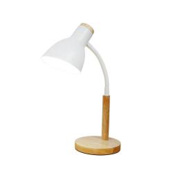 Настольная лампа ЭКОНОМ СВЕТ 32010 White+wood Дерево