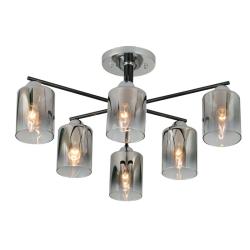 Люстра ЛАЙТ СФЕРА 07274/6 Chrome+black Черный