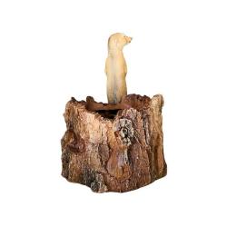Кашпо Пень с сусликом