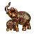 787063 Фигурка декоративная "Слоны" (14,5*8,5*16 см)
