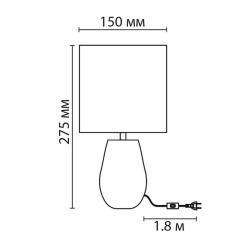 Настольная лампа ODEON Akivi 8150/1T Бронза