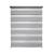 8933 Рулонная штора День/Ночь Канзас Св.серый 50х175 /Уют/