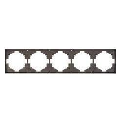 Рамка KRANZ Strong 5 постов графит KR-78-0755-6