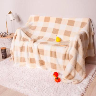 Плед CASA CONFORTE Томлин Клетка Бежевый 200*220 см Плед CASA CONFORTE Томлин Клетка Бежевый 200*220 см