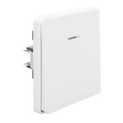 Выключатель KRANZ Round 1 клавиша с подсветкой перламутр KR-78-0713-1