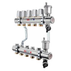 Коллектор латунный VALTEC 3 выхода 1*3/4" EK VTc.594.EMNX.0603