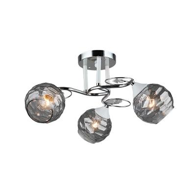 Люстра ЛАЙТ СФЕРА 1714/3 WT+CH Хром