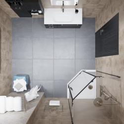 Душевое ограждение TRITON Дека-Блэк 90*90 см