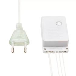 Гирлянда Занавес NEON-NIGHT 8 режимов белый теплый 2*3 м 235-066