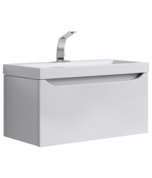 Тумба с раковиной AQWELLA Verona 80 белый