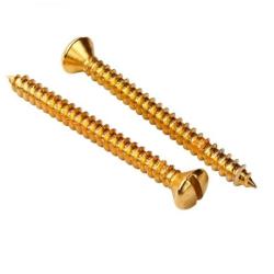 Саморез для изолятора золото 3,5*39 мм 2 шт