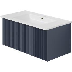 Тумба с раковиной LA FENICE Terra 100 синий