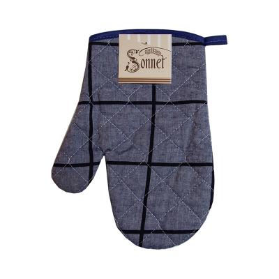 Варежка-прихватка ТАЙМ ТЕКСТИЛЬ Sonnet Квадрат синий