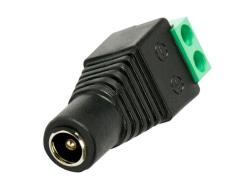 Разъем питания REXANT гнездо с клеммной колодкой