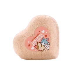 Бомбочка для ванны ЧИСТОЕ СЧАСТЬЕ Котики 130 г