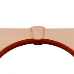 Декор верхний Лотос ПВХ дуб беленый