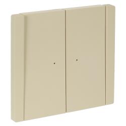 Переключатель IEK Forte&Piano 2 клавиши с подсветкой ваниль FP-V22-1-10-1-K10