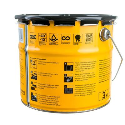 Мастика ТЕХНОНИКОЛЬ AquaMast битумная для фундамента 3 кг