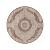 Ковер ARMINA 03880B BROWN/BROWN круг размер 2,0 х 2,0м