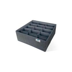 Органайзер д/хранения Графит 15 секций 30*30*11см /РутаУпак/