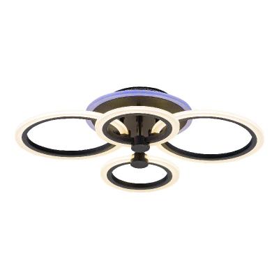 Люстра ЛАЙТ СФЕРА 3009/2+2 BK Черный