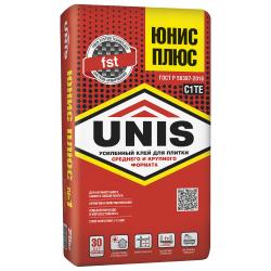Плиточный клей UNIS Плюс 25 кг