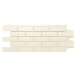 Панель фасадная GRAND LINE Клинкерный кирпич Classic молочный 390*968 мм