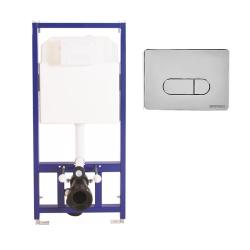 Инсталляция для унитаза BERGES Novum с клавишей D3 040233 