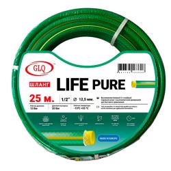 Шланг поливочный GLQ Life Зеленый 1/2" 25 м