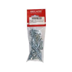 Саморез по дереву острый белый 5*30 мм 50 шт