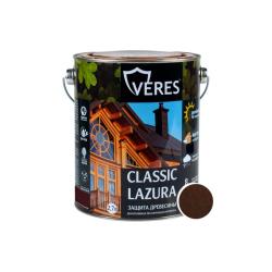 Декоративный антисептик VERES Classic Lazura №9 Палисандр 2,7 л