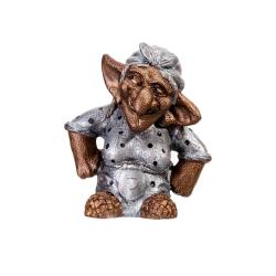 Фигурка 20 см Троллиха Максимовна, гипс.сер /G030-20-101K/Яблоко/