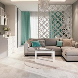 Плитка базовая CERSANIT Starwood Белый рельефная 18,5*59,8 см
