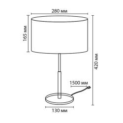 Настольная лампа ODEON Classi 8358/1T Медь