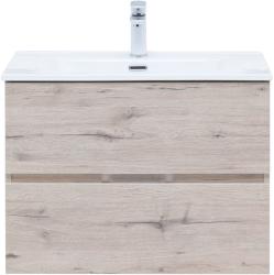 Тумба с раковиной AQUANET Алвита New 70 подвесная дуб велингтон 