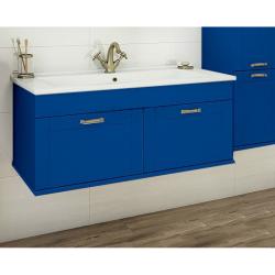Тумба с раковиной SANFLOR Ванесса 105 синий
