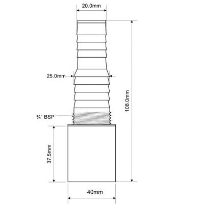 Адаптер MCALPINE для бытовой техники MRWMF40