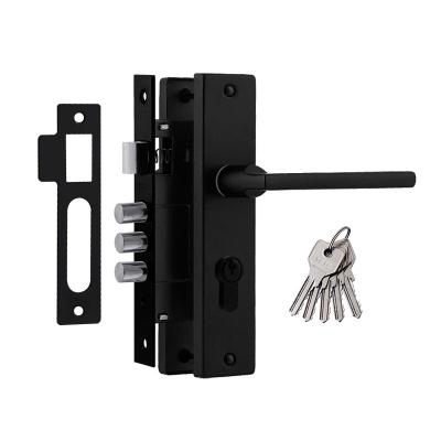 Замок врезной НОРА-М 708К Черный