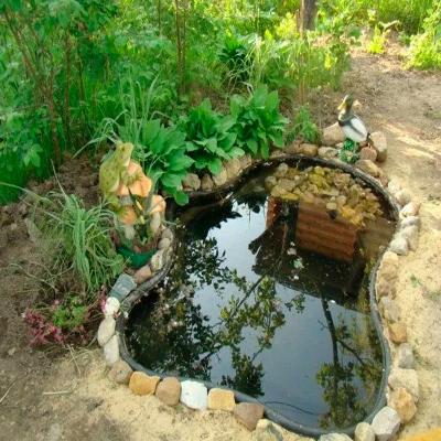 Пруд декоративный БАЙКАЛ Черный 260*157*51 см