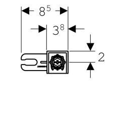 Комплект креплений GEBERIT Duofix 111.815.00.1