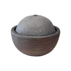 Фонтан GLQ Чаша Серый 36*36*37 см