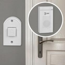 Звонок дверной ЭРА D50 белый Б0052882