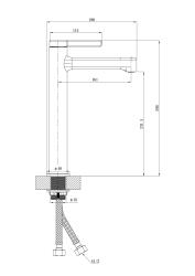 Смеситель для раковин-чаш ESKO Sochi SC25 