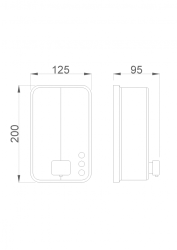 Дозатор жидкого мыла NOFER Inox Evo 