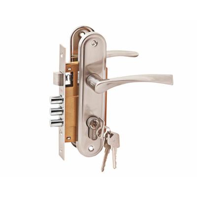 Замок врезной PALIDORE LH 7036-Х11SN Матовый хром