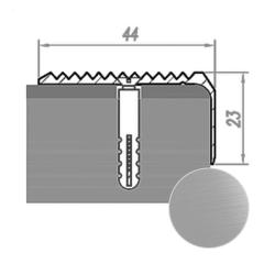 Профиль угловой НОВОСЕЛ У 7.1 Алюминий 1 м