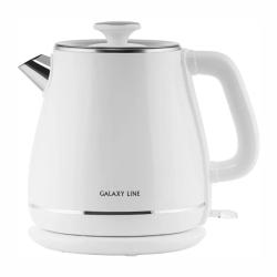 Чайник Galaxy LINE GL0331 белый (1.8 л,2200 Вт,двойные стенки,автоотключение)