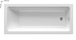 Ванна акриловая RAVAK 10° 170*75 см